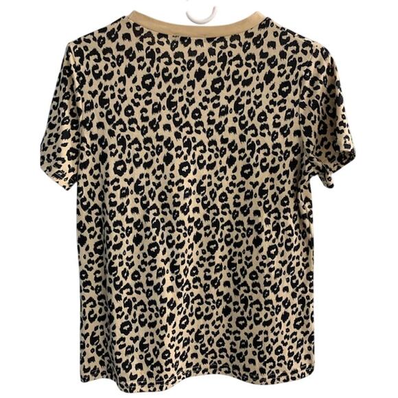 Blooming Jelly Ladies' Leopard Print T-Shirt - Size Small - Picture 2 of 4